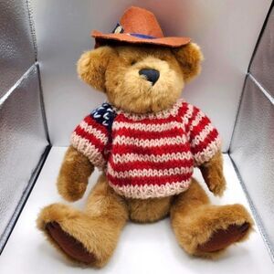 Pickford Bears Ltd "Cody" The Brass Button Bear Collection American Flag Sweater
